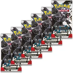 6 Pokemon Black Bolt Booster Pack - Factory Sealed | TCG 🔥 UK Seller 🇬🇧 - Image 1
