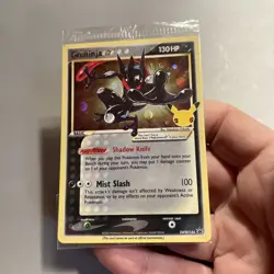 Pokemon Greninja SWSH144 Celebrations Gold Star Promo 25th Anniversary SEALED - Image 3