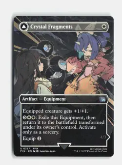 Crystal Fragments (Borderless) 357 FINAL FANTASY MTG NM - Image 1