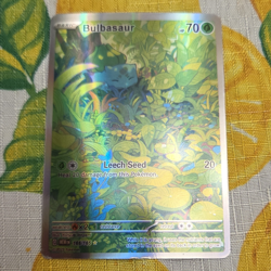 The Pokemon Company Bulbasaur 166/165 SV 151 Illus Rare Holo Full Art Eng 2023 - Image 1