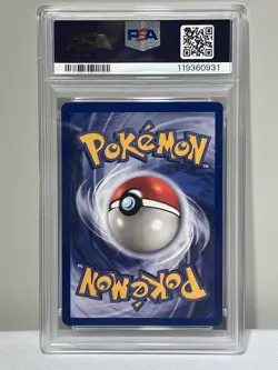 1999 Pokemon Machamp Holo 1st Edition Base Set PSA 8 - Image 2