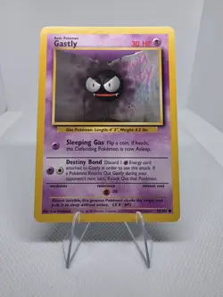 Pokemon TCG Gastly 50/102 Base Set Unlimited Regular Common EN - Image 1