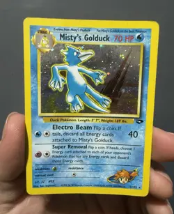 Pokemon TCG Misty's Golduck 12/132 Gym Challenge Holo Rare Unlimited ENG - Image 1