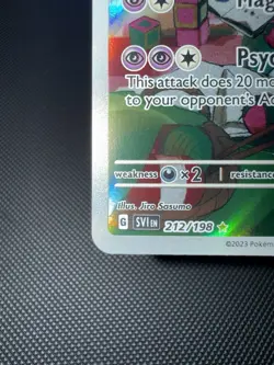 Pokemon TCG Kirlia SV01 Scarlet & Violet 212/198 Illustration Rare Full Art Holo - Image 4