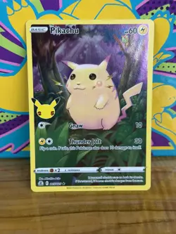 Pikachu 005/025 Pokemon Celebrations Rare LP - Image 1