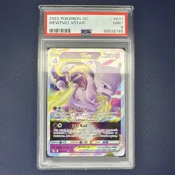 Pokemon GO Mewtwo VSTAR 031/078 PSA 9 - Image 1