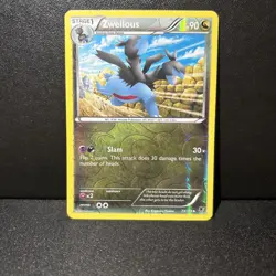 Pokemon TCG Zweilous Phantom Forces 73/119 Reverse Holo LP. - Image 1