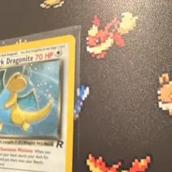 Dark Dragonite 1st Edition Holo Rare Team Rocket 5/82 70 HP English 2000 - Image 3