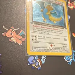 Dark Dragonite 1st Edition Holo Rare Team Rocket 5/82 70 HP English 2000 - Image 4