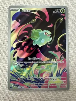 BULBASAUR 133/132 - Mega Evolution - Illustration Rare - Pokemon TCG - Image 1