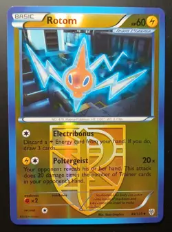 Pokemon Rotom Reverse Holo B&W Plasma Storm 49/135 Never Played NM - Image 1