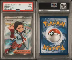 Pokemon Paldean Fates Nemona 229/091 Ultra Rare PSA 9 - Image 1