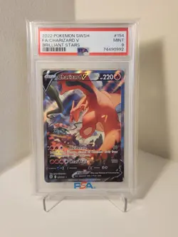 Charizard V Brilliant Stars 154/172 mint PSA 9 Alt art - Image 1