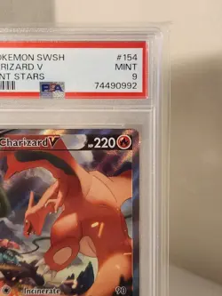 Charizard V Brilliant Stars 154/172 mint PSA 9 Alt art - Image 2