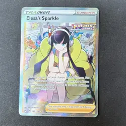 Pokemon TCG Elesa's Sparkle 147/159 Fusion Strike Holo Full Art Ultra Rare - Image 1