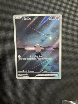Pokemon TCG Cleffa 202/197 Illustration Rare 2023 Obsidian Flames NM - Image 1