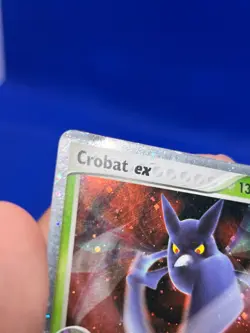 2005 Pokemon EX Deoxys Crobat ex 96/107 Ultra Rare HP/DMG - Image 4