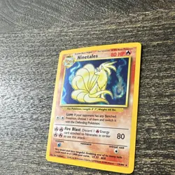 Wizards of the Coast Pokemon TCG Ninetales Base Set Holo Rare #12/102 EN 1999 - Image 2