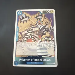 Prisoner Of Impel Down Op16-042 Rare The Time Of Battle One Piece Tcg - Image 1