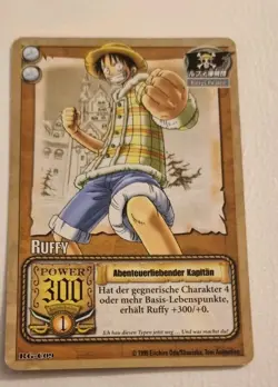 One Piece Karte RG-C09 Ruffy Abenteuerliebender Kapitan - Image 1