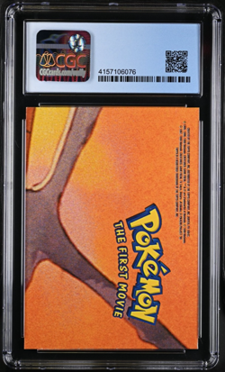 Pikachu & Raichu Pokemon Topps 1999 The First Movie Sticker Puzzle Card CGC 9 - Image 2
