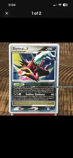 The Pokemon Company Rayquaza C LV.X DP47 Diamond & Pearl Holo Darkrai Card - Image 4
