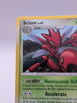 Scizor lv. 47 - 25/100 Regular Rare English Stormfront Pokemon Card HP - Image 5