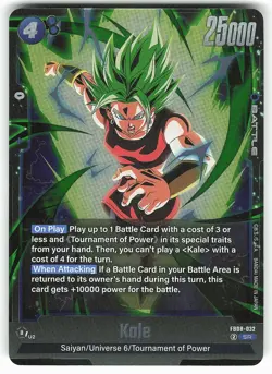 Kale FB08-032 SR Dragon Ball Super Card - Image 2