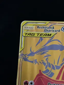 Pokemon TCG Reshiram & Charizard GX Jumbo Card SM247 NM Fast shipping - Image 5