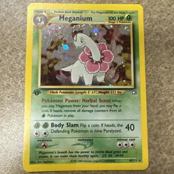 2000 Pokemon Neo Genesis 1st Edition Meganium Holo #10/111 - Image 1