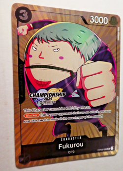 One Piece Card Game Carte Championship Holo Fukurou OP03-088 Alt English - Image 1