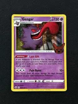 Pokemon Card Gengar Holo Rare 57/198 Trick Or Trade Halloween - Image 1