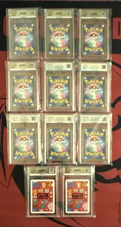 Pokemon TCG Japanese Graded 11-Card Lot from AGS - Image 2
