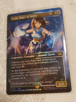 MTG Magic the Gathering Final Fantasy Yuna, Hope of Spira Chocobo Track Foil EN - Image 1