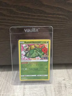 Pokemon TCG Radiant Venusaur Pokemon GO 004/078 Holo Radiant Rare - Image 1
