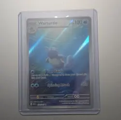 Pokemon Company Wartortle 171/165 Sv 151 Illustration Rare Full Art Holo English - Image 1