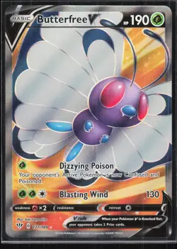 Butterfree V 177/189 Ultra Rare Darkness Ablaze Pokemon NM 01-05-027 - Image 1