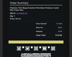 ⚠ CONFIRMED PRESALE ⚠ Pitch Black Pokemon Center ETBs - Image 2