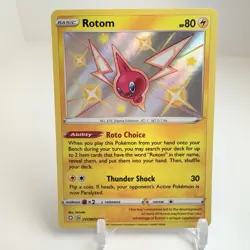 Rotom SV038/SV122 Pokemon Shining Fates: Shiny Vault Holo Shiny Holo Rare NM - Image 1