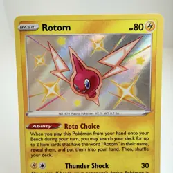 Rotom SV038/SV122 Pokemon Shining Fates: Shiny Vault Holo Shiny Holo Rare NM - Image 2