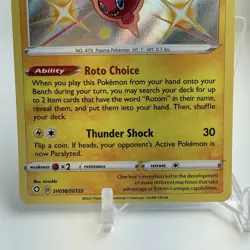 Rotom SV038/SV122 Pokemon Shining Fates: Shiny Vault Holo Shiny Holo Rare NM - Image 3