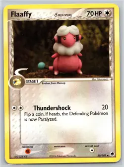Flaaffy 30/101 UC Dragon Frontiers MP Pokemon - Image 1