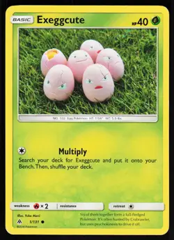 Exeggcute 1 131 C Forbidden Light Pokemon Moderately Played - Image 1