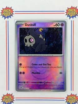 Duskull Master Ball Reverse Holo Prismatic Evolutions Pokemon TCG 035/131 - Image 1