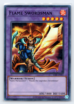 Flame Swordsman - LOB-EN003 - Super Rare - Yugioh - Image 1