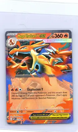 Mega Charizard Y ex 030 Holo Promo ME: Mega Evolution Promo Pokemon Near Mint - Image 1