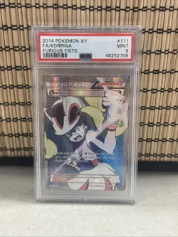 2014 Pokemon Korrina Full Art 111/111 X&Y Furious Fists MINT PSA 9 - Image 1