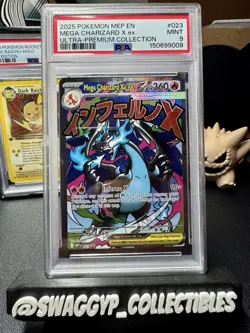 ◓Mega Charizard X ex Mega Evolution UPC - Pokemon Black Star Promo PSA 9◓ - Image 1