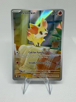 Fennekin - Mega Evolution Promo 080 (Chaos Rising ETB Promo) - Pokemon TCG - NM - Image 1