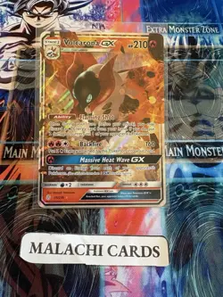 Pokemon x1 Volcarona GX - SM - Cosmic Eclipse (Ultra Rare 35/236) (Near Mint!) - Image 1